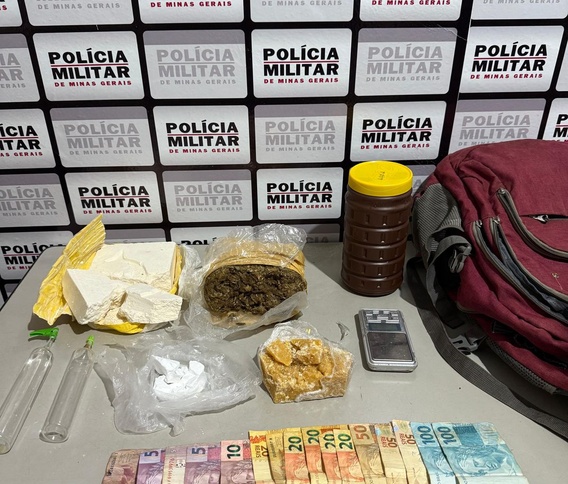 Polícia Militar realiza operação contra o tráfico de drogas em Prata-MG